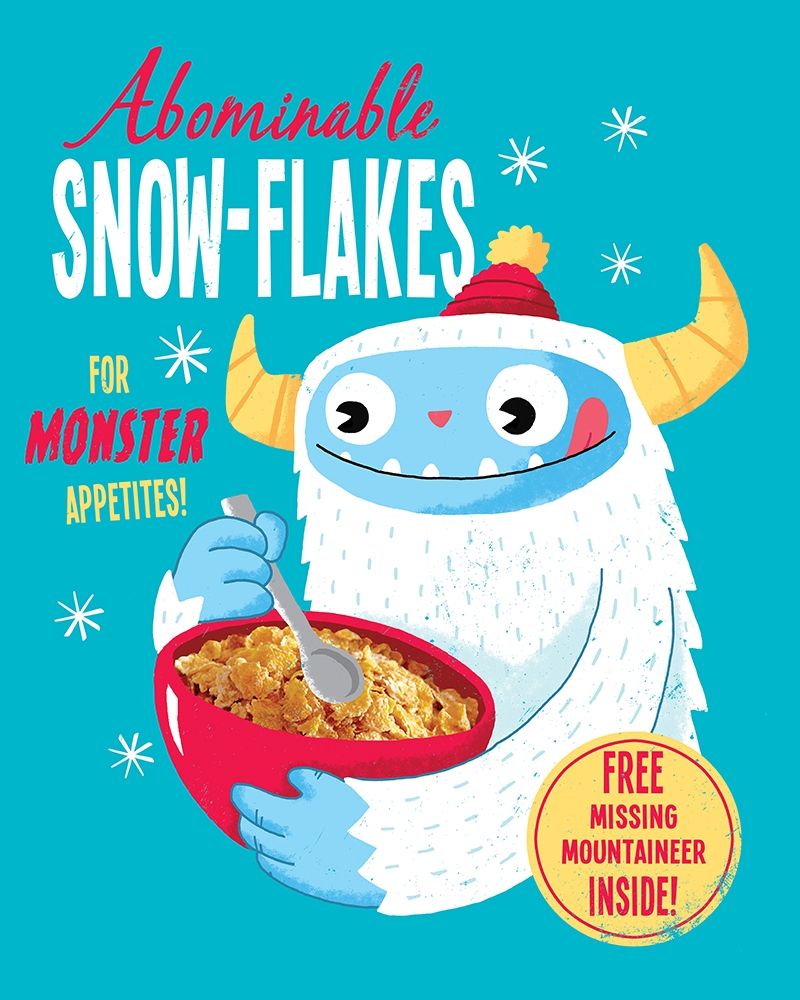 Abominable Snowflakes art print by Michael Buxton for $57.95 CAD