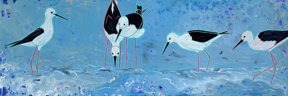 Long Legged Waders art print by Angela Bond for $57.95 CAD