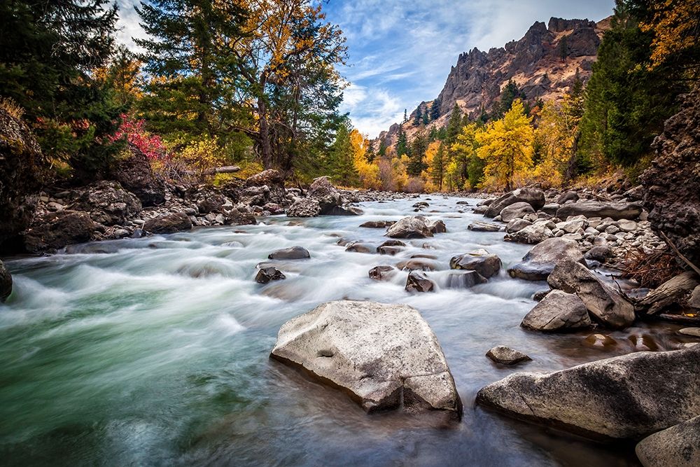 Teton River Rush art print by Michael Broom for $57.95 CAD