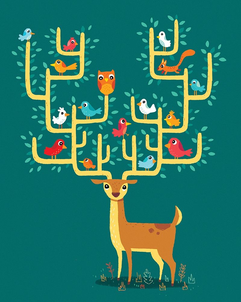 Antler City art print by Michael Buxton for $57.95 CAD