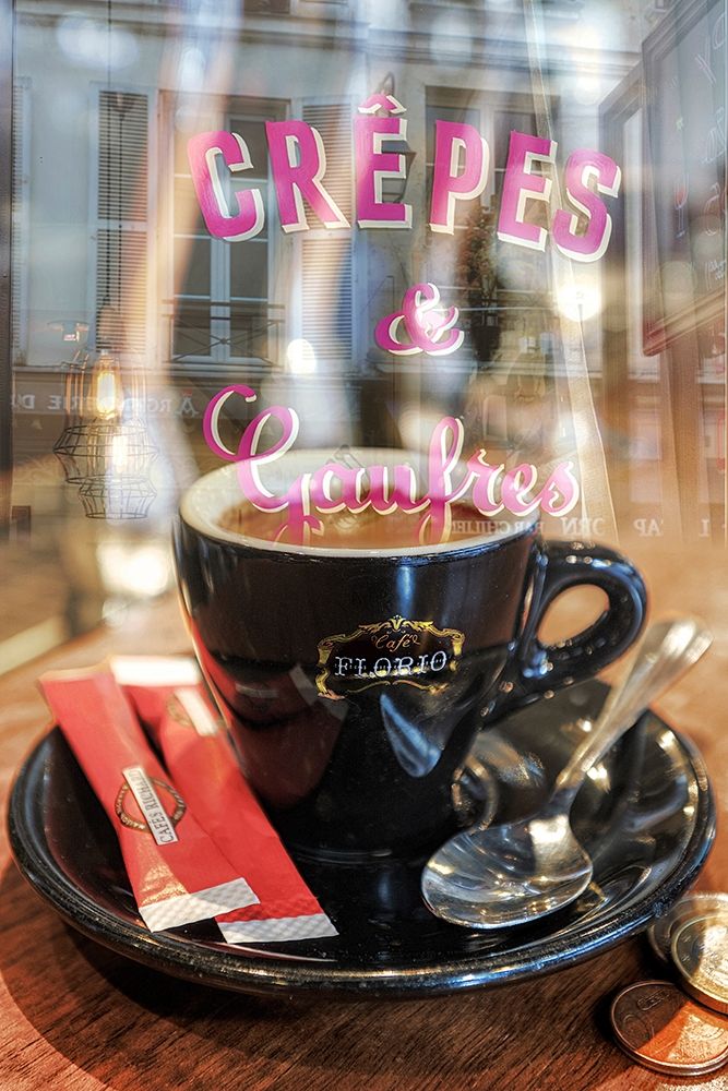 Crepes and Waffle Cafe #1 art print by Alan Blaustein for $57.95 CAD