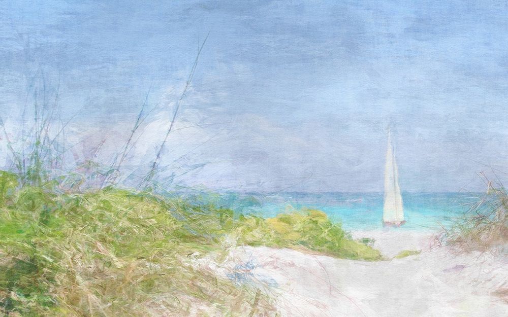 Solitary Yacht art print by Noah Bay for $57.95 CAD