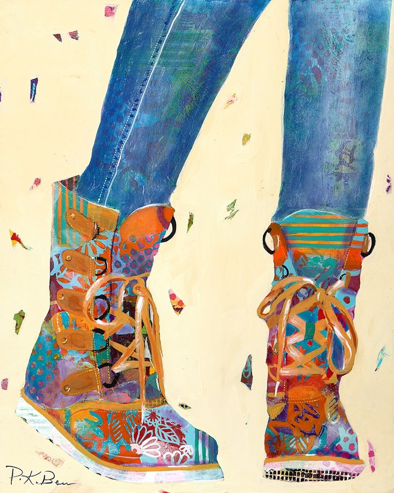 Hiking Boots art print by Pamela K. Beer for $57.95 CAD