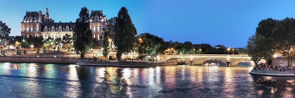 Nuit dÃ­ ete sur la Seine No. 1 art print by Alan Blaustein for $57.95 CAD