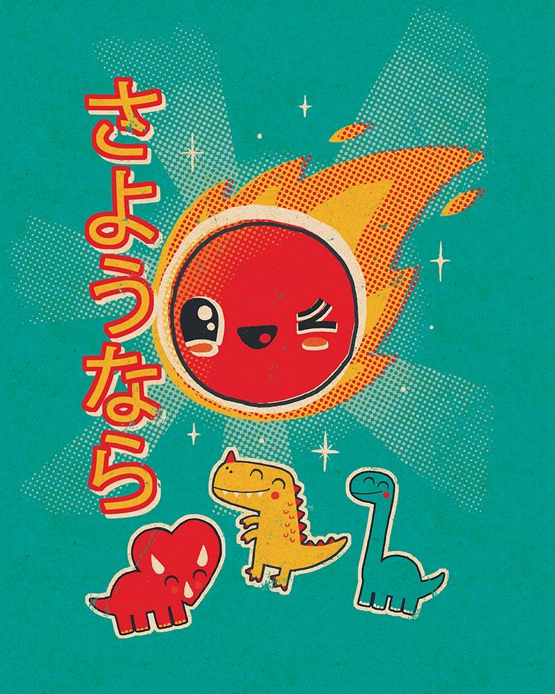 Kawaii in the Sky art print by Michael Buxton for $57.95 CAD