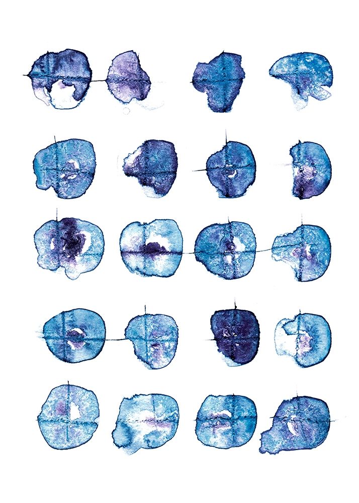 Indigo Pattern art print by Lesia Binkin for $57.95 CAD