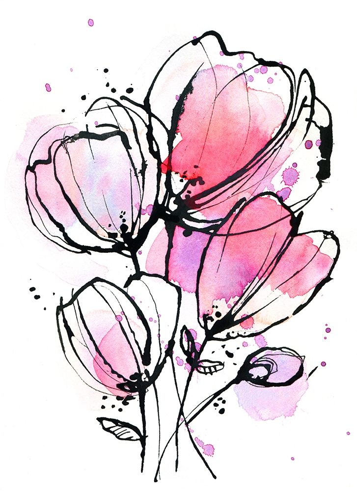 Pink Mod 1 art print by Lesia Binkin for $57.95 CAD
