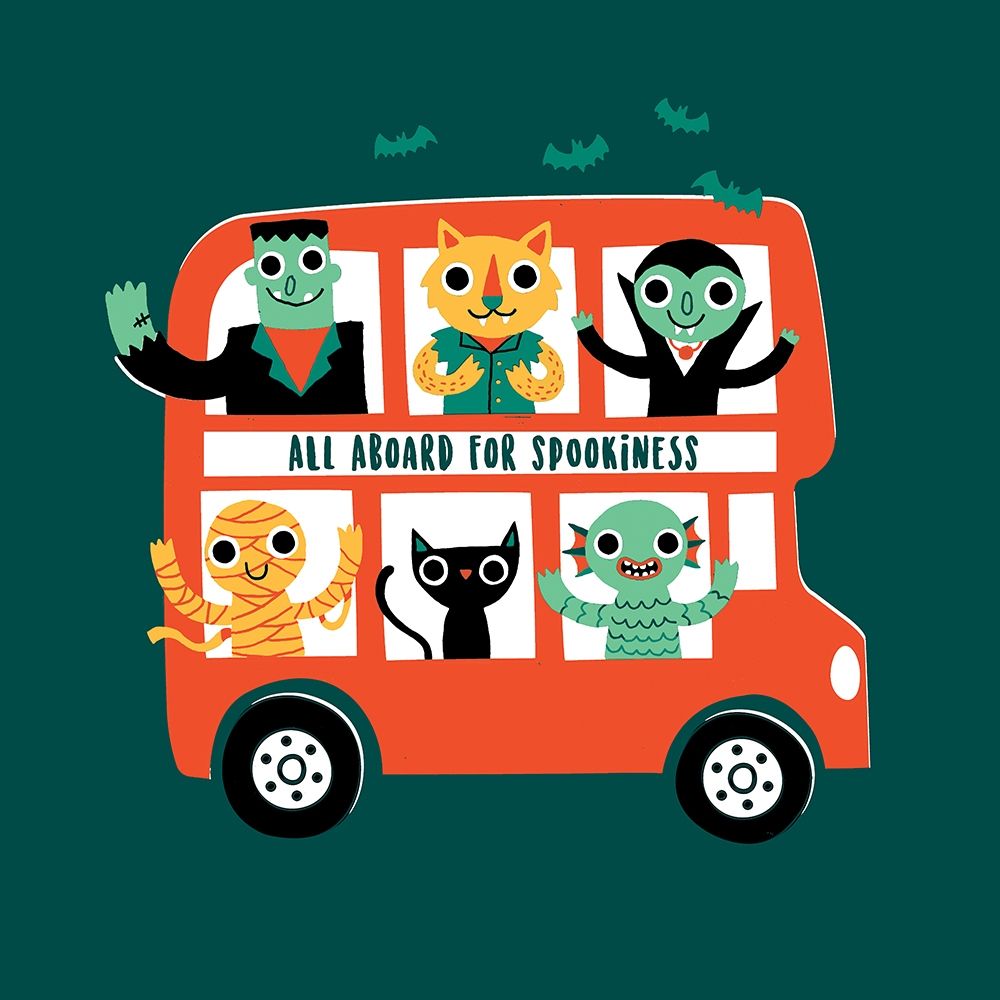 Spooky Bus art print by Michael Buxton for $57.95 CAD