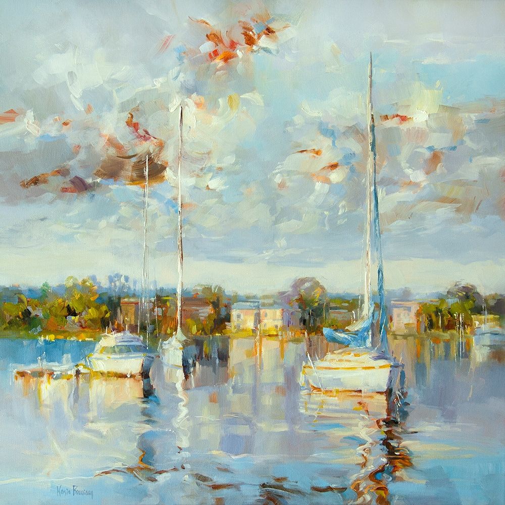 Coastal Calm art print by Kasia Bruniany for $57.95 CAD