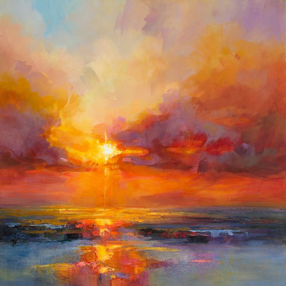Evening Sparkle art print by Kasia Bruniany for $57.95 CAD