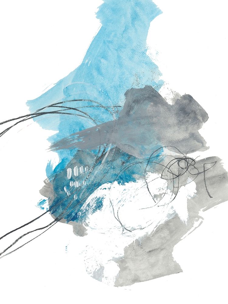 Indigo Field No. 1 art print by Bronwyn Baker for $57.95 CAD