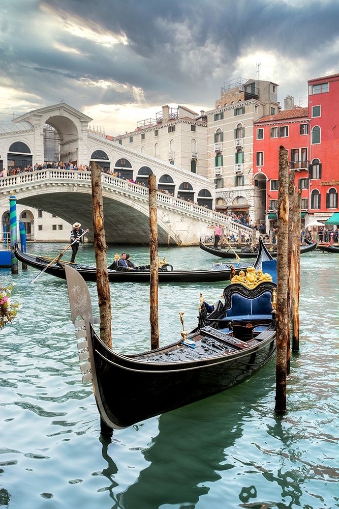 Gondola Rialto Bridge #1 art print by Alan Blaustein for $57.95 CAD