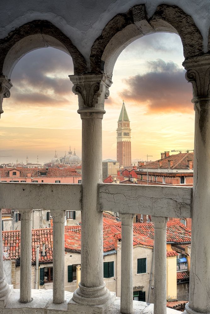 Scala Contarini del Bovolo #3 art print by Alan Blaustein for $57.95 CAD