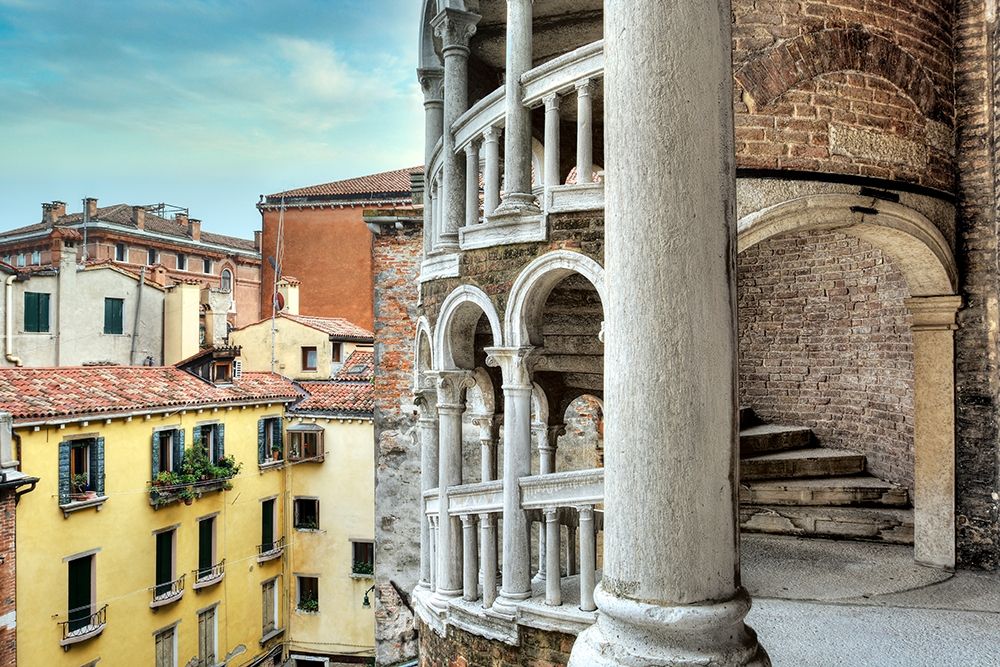 Scala del Contarini Bovolo #4 art print by Alan Blaustein for $57.95 CAD