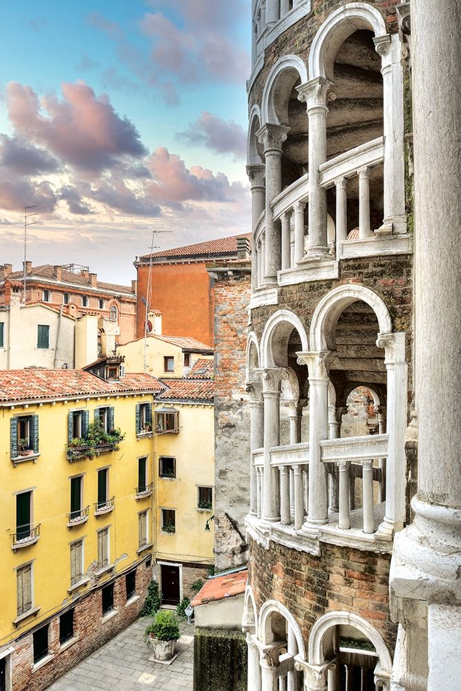 Scala Contarini del Bovolo #2 art print by Alan Blaustein for $57.95 CAD