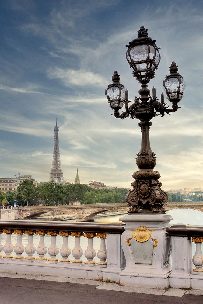 View of Eiffel Tower art print by Alan Blaustein for $57.95 CAD