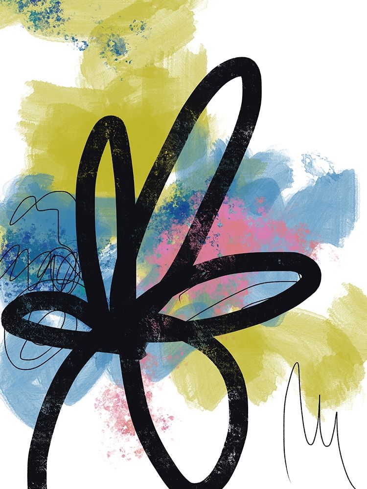 Pop Flower No. 1 art print by Bronwyn Baker for $57.95 CAD