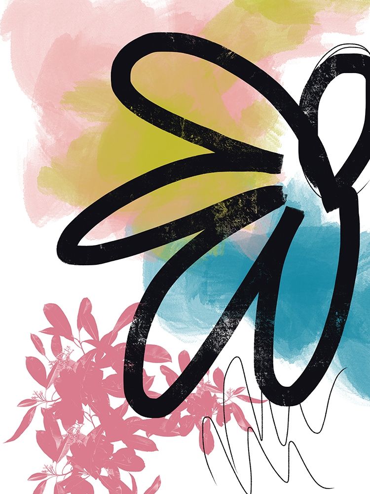 Pop Flower No. 2 art print by Bronwyn Baker for $57.95 CAD