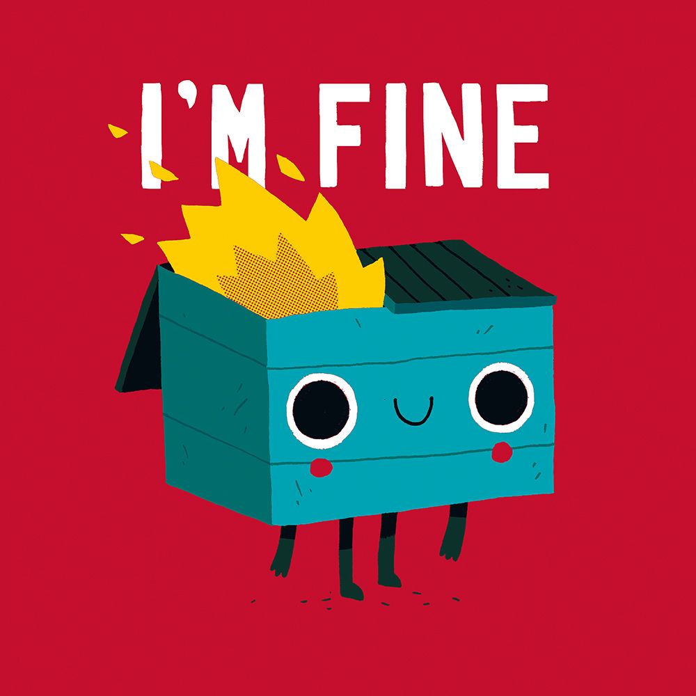 Dumpster Is Fine art print by Michael Buxton for $57.95 CAD