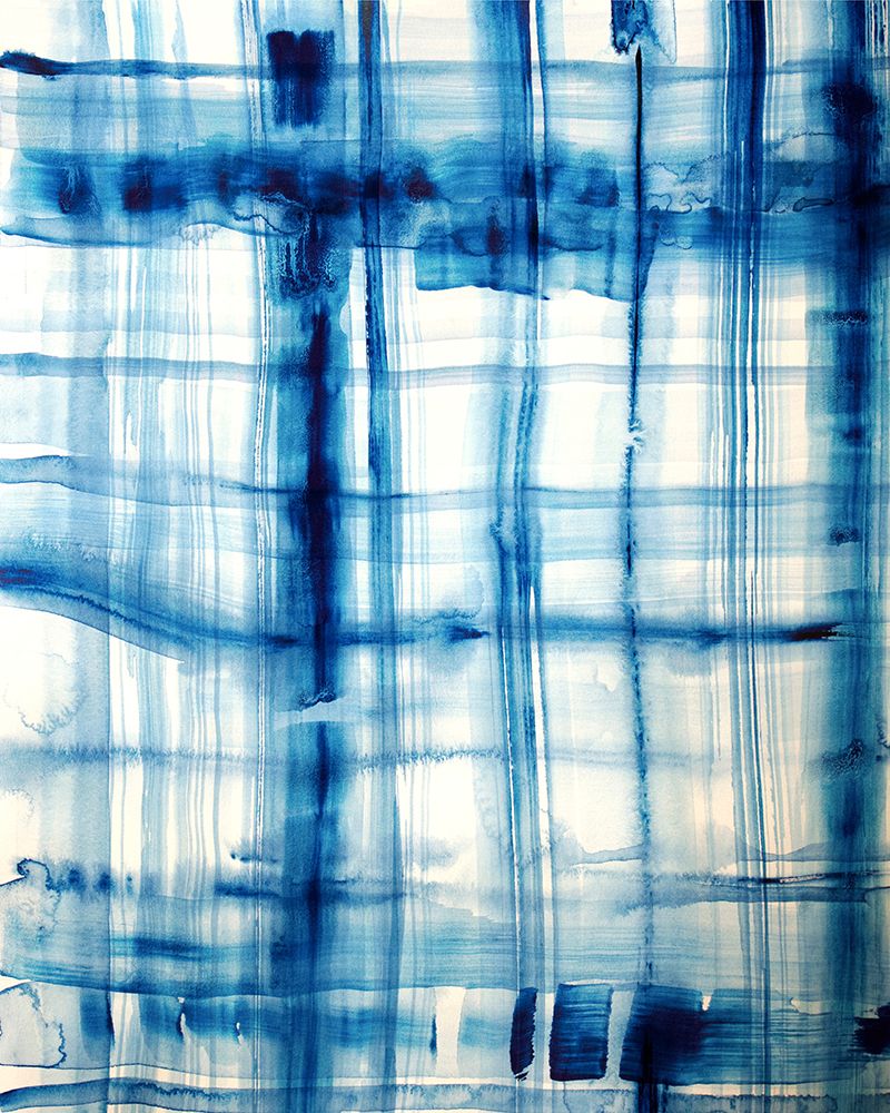 Indigo Stripes No. 2 art print by Hope Bainbridge for $57.95 CAD