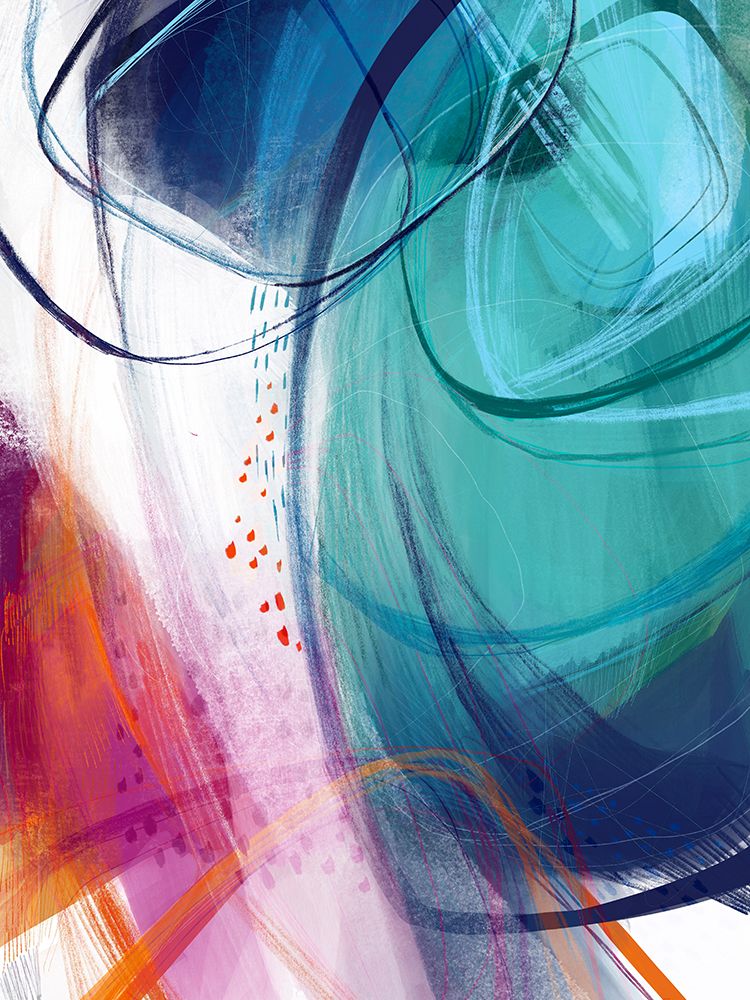 Turquoise No. 2 art print by Ishita Banerjee for $57.95 CAD