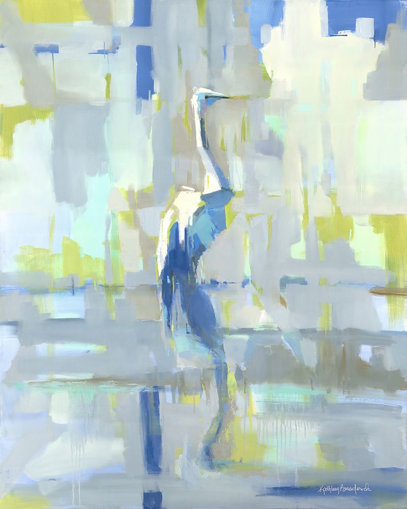 Bayou Heron art print by Kathleen Broaderick for $57.95 CAD