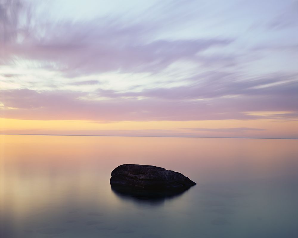 Rock at Sunset art print by Jim Becia for $57.95 CAD