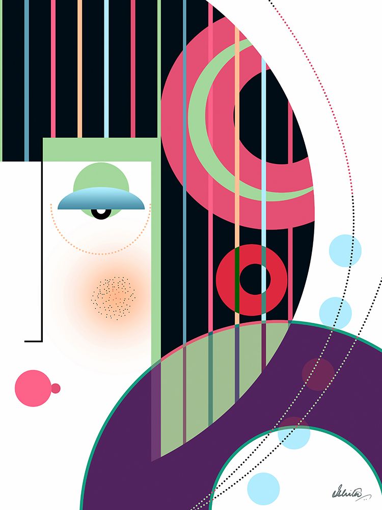 Geisha art print by Ishita Banerjee for $57.95 CAD