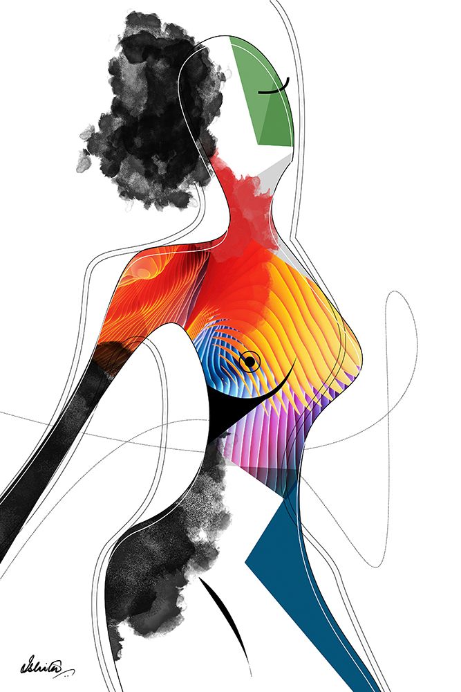 Vivid Woman - Invincible art print by Ishita Banerjee for $57.95 CAD