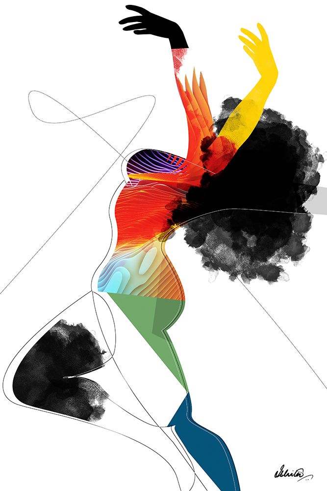Vivid Woman - Liberated art print by Ishita Banerjee for $57.95 CAD