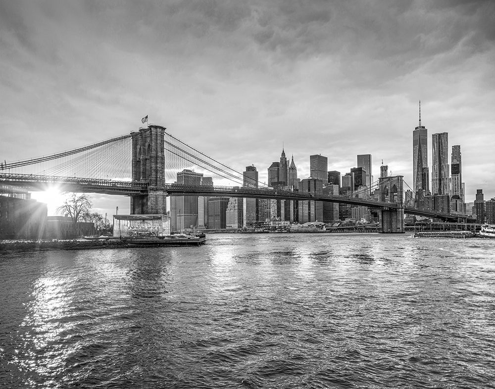 Brooklyn Bridge No. 3 B/W art print by Murray Bolesta for $57.95 CAD