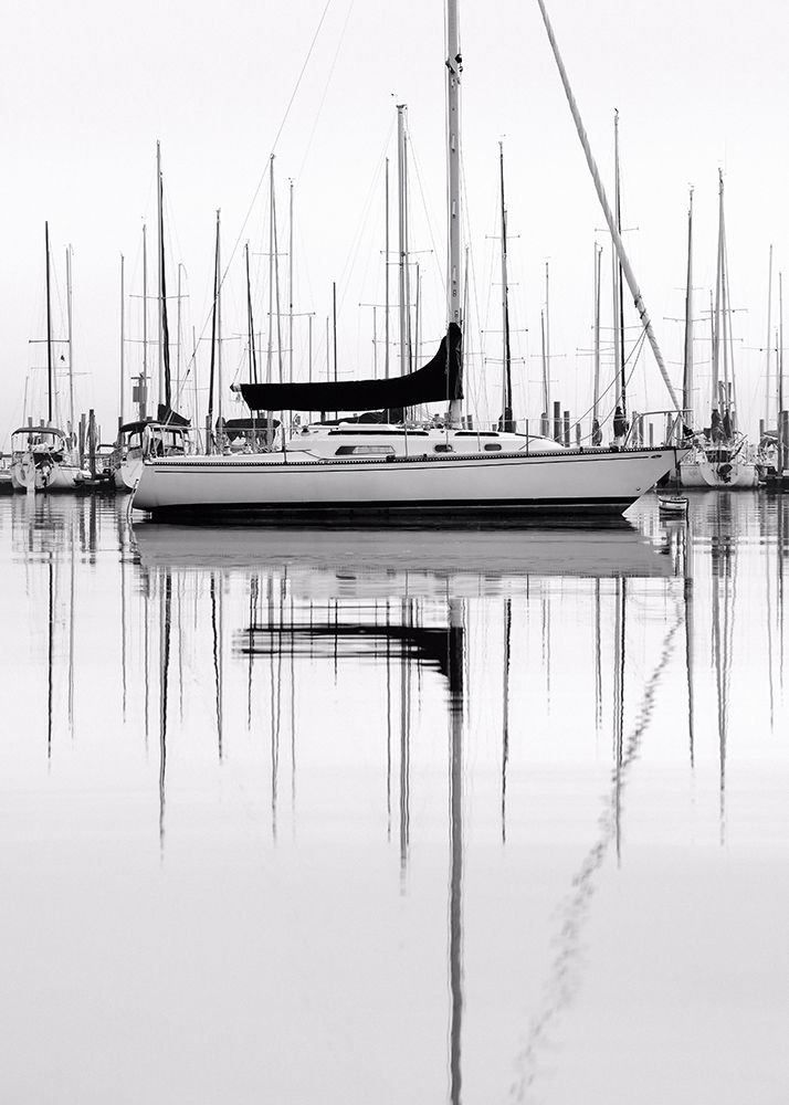 Monochrome Harbor art print by Nicholas Bell for $57.95 CAD