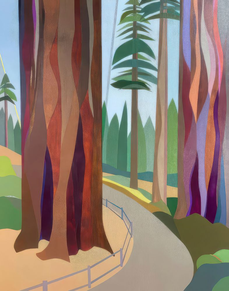 Farewell Sequoia art print by Melba Browne for $57.95 CAD