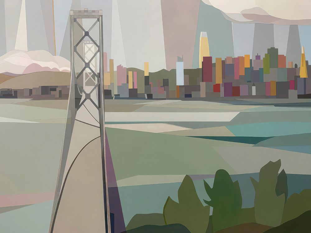 The City From Treasure Island art print by Melba Browne for $57.95 CAD