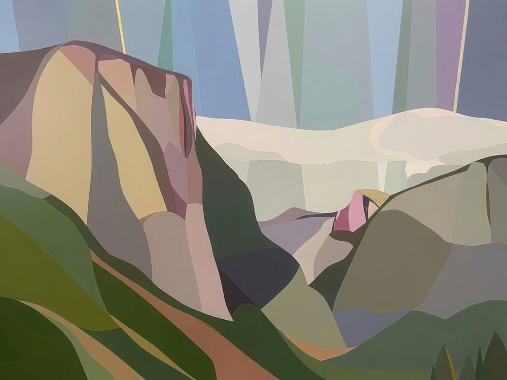 Tunnel View art print by Melba Browne for $57.95 CAD