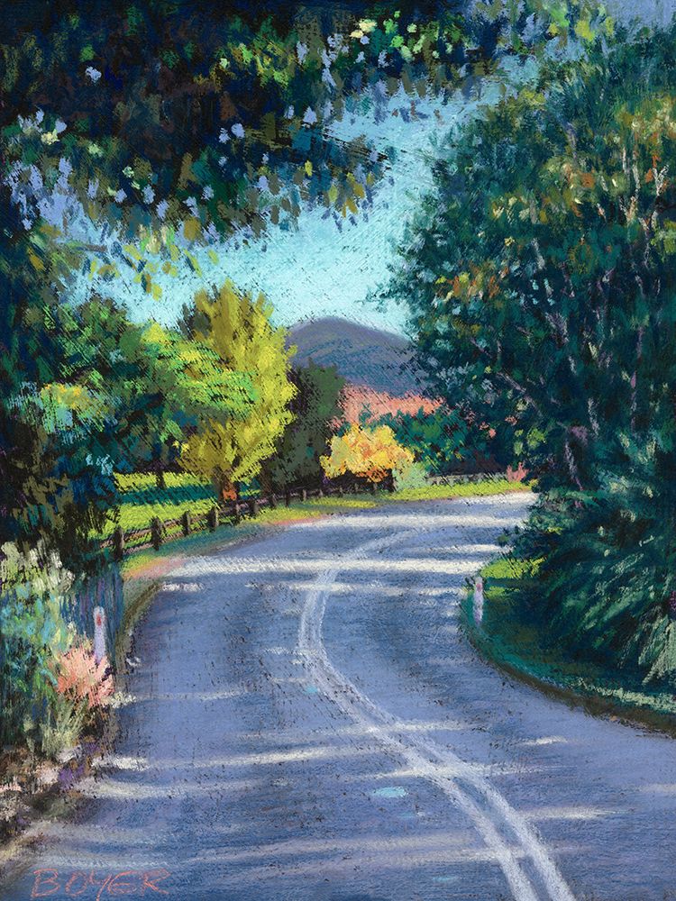 Winter Sunlight Burringbar Road art print by Susy Boyer for $57.95 CAD