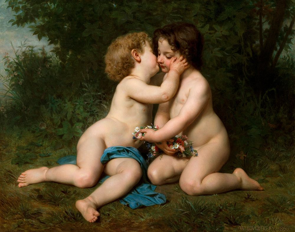 Peace, 1860 art print by William Adolphe Bouguereau for $57.95 CAD