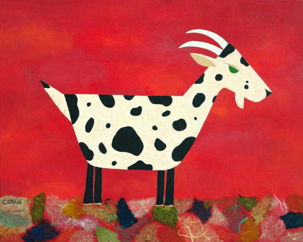 Vincent Van Goat art print by Casey Craig for $57.95 CAD