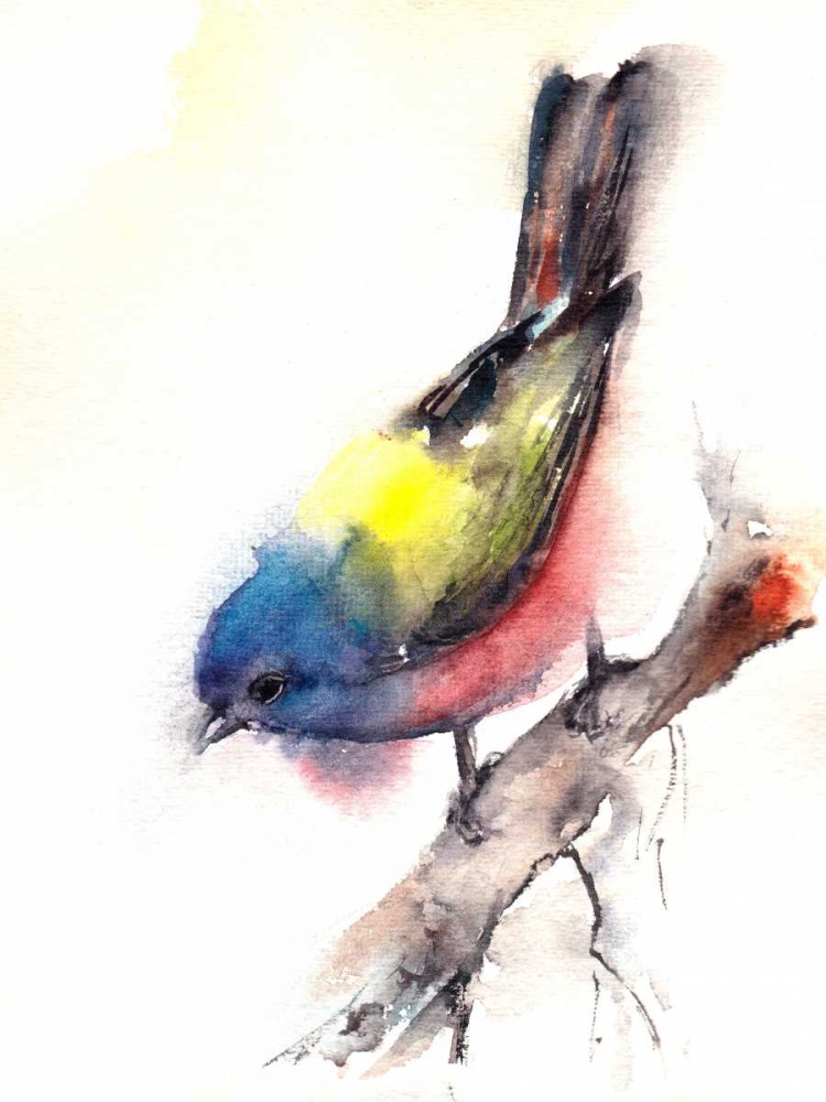 Bunting Bird art print by CanotStop for $57.95 CAD