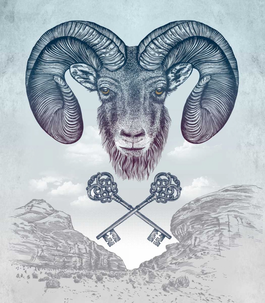 Ram art print by Rachel Caldwell for $57.95 CAD