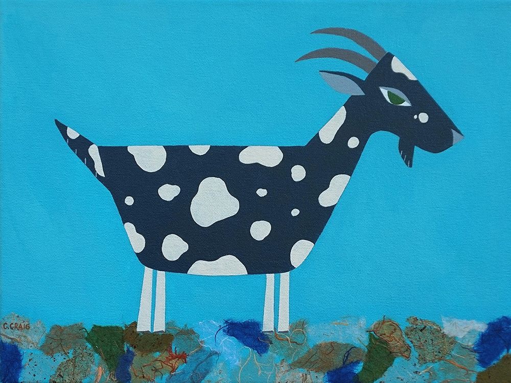 Fergus The Goat art print by Casey Craig for $57.95 CAD