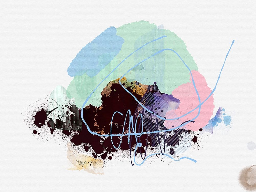 Eggplant Abstract art print by Niya Christine for $57.95 CAD