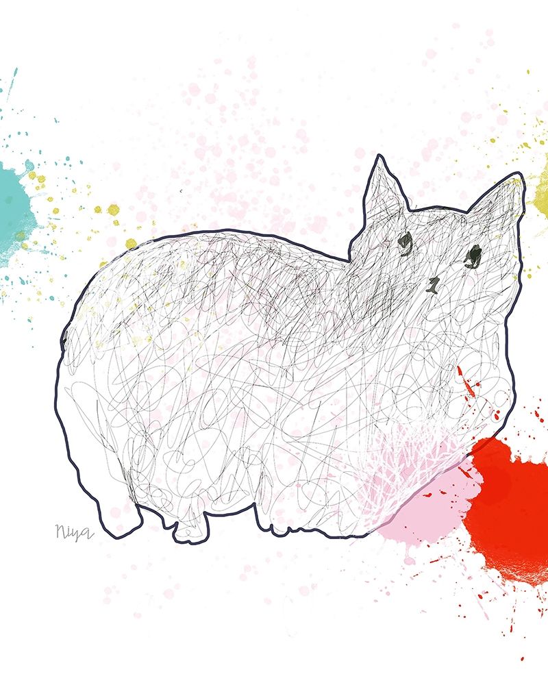 Kitty in Repose art print by Niya Christine for $57.95 CAD