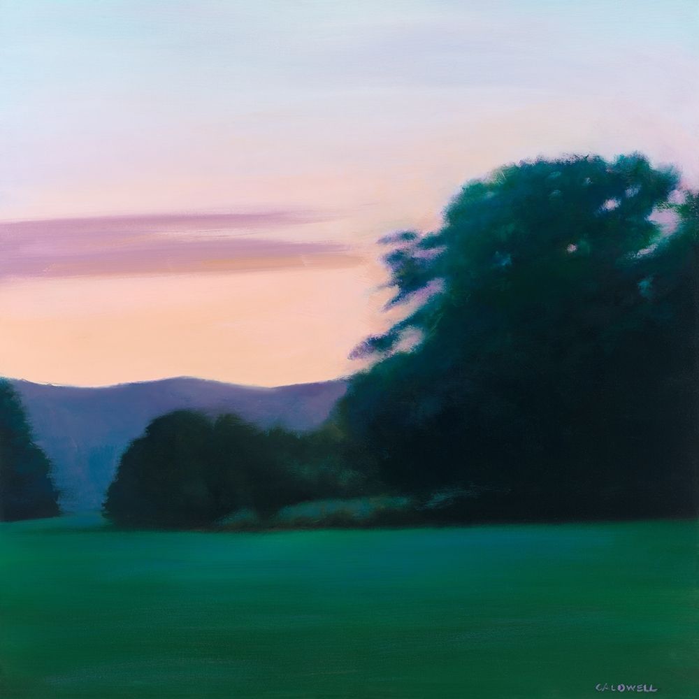 Lawn at Twilight art print by Carolyn Caldwell for $57.95 CAD
