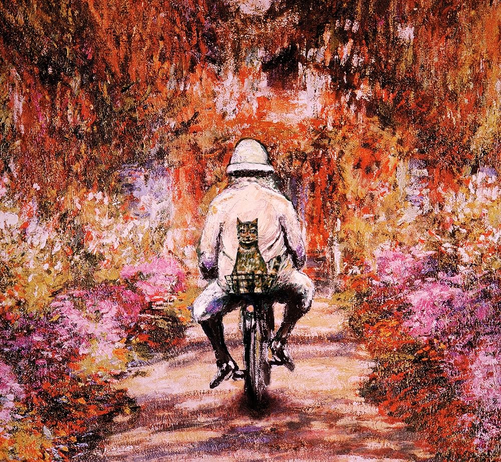 Monet Cat art print by Inc. Chameleon Design for $57.95 CAD