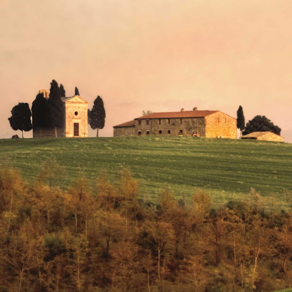 Evening Light Tuscany art print by Elizabeth Carmel for $57.95 CAD