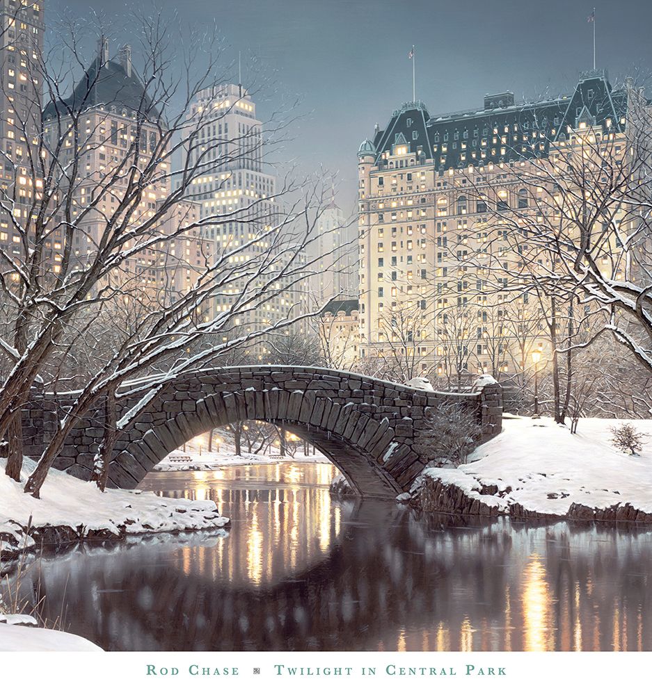Twilight in Central Park art print by Rod Chase for $57.95 CAD