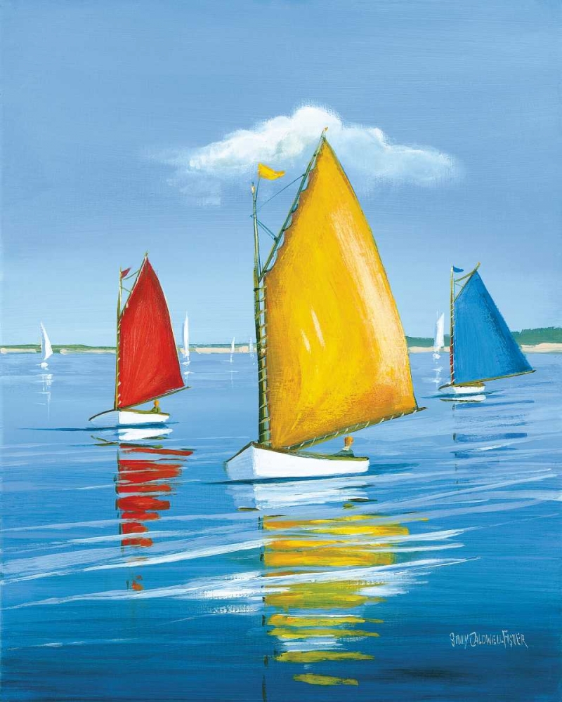 Newport Regatta art print by Sally Caldwell Fisher for $57.95 CAD