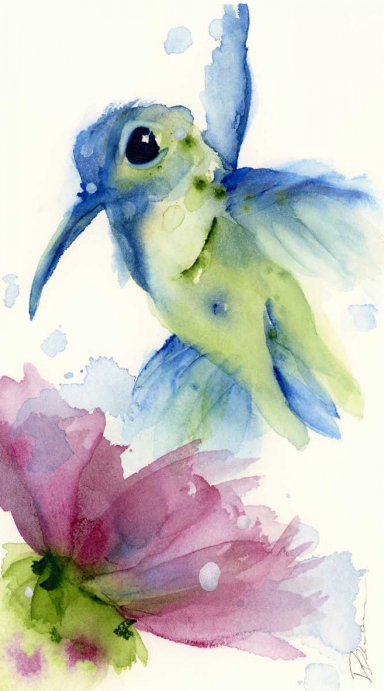 Lilac and Blue art print by Dawn Derman for $57.95 CAD