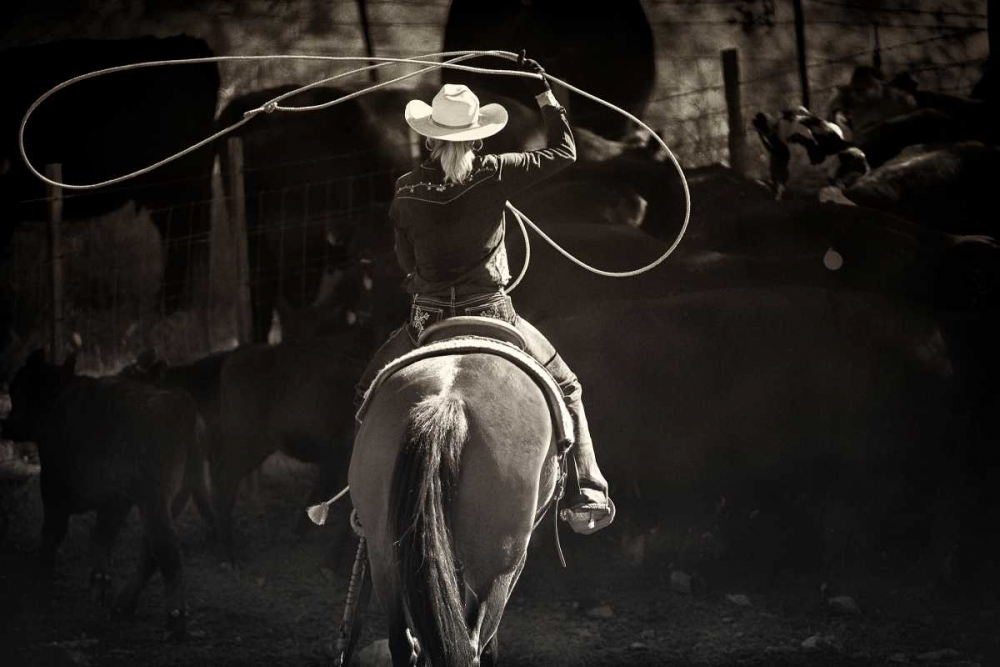 American Cowgirl art print by Lisa Dearing for $57.95 CAD